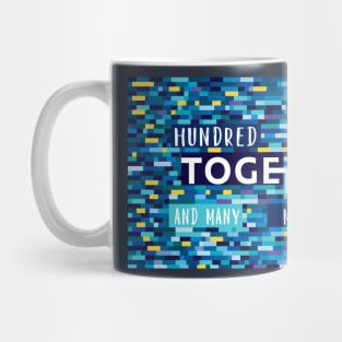 100th month together relationship status milestone Mug